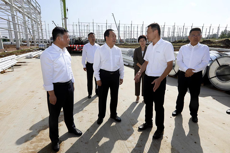 市委书记王广部一行现场视察指导工作 市委书记王广部一行现场视察指导工作