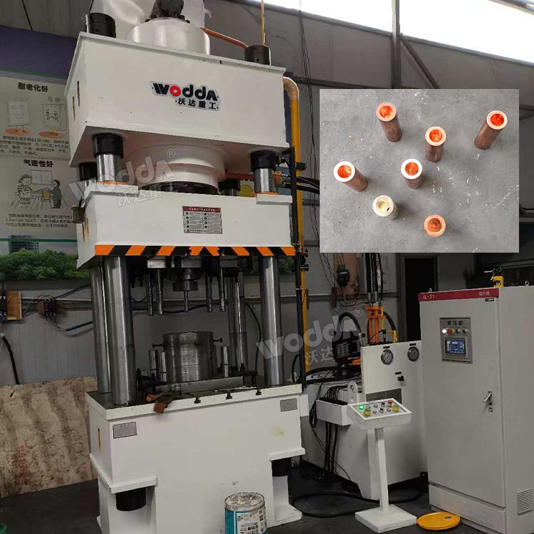 500吨铜轴套冷挤压成型液压机 500吨铜轴套冷挤压成型液压机