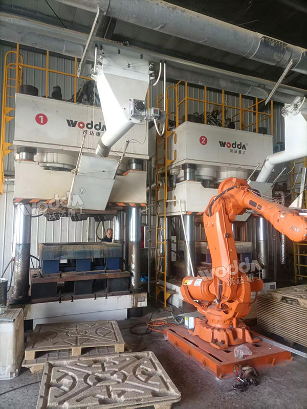 1600吨木屑托盘生产线 1600吨木屑托盘生产线